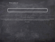 Tablet Screenshot of live-cam.co